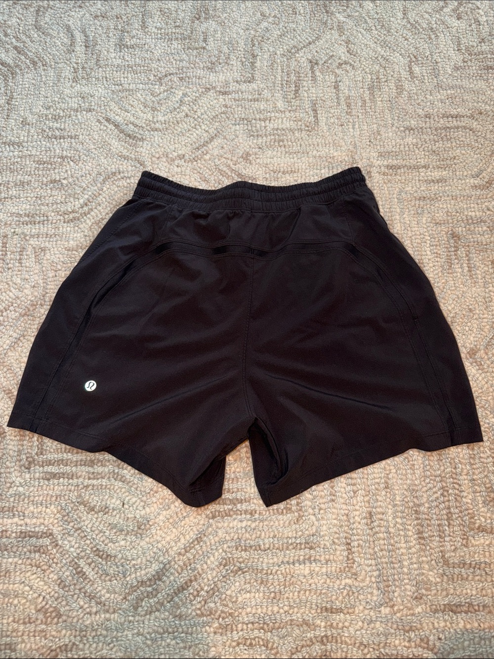 lululemon athletica Men’s Black Performance Running Shorts